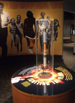 The torch Ali used to light the flame at the 1996 Summer Olympics