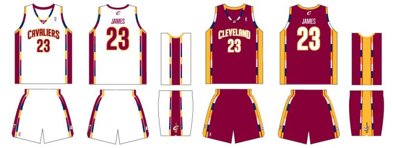 cavaliers jersey font