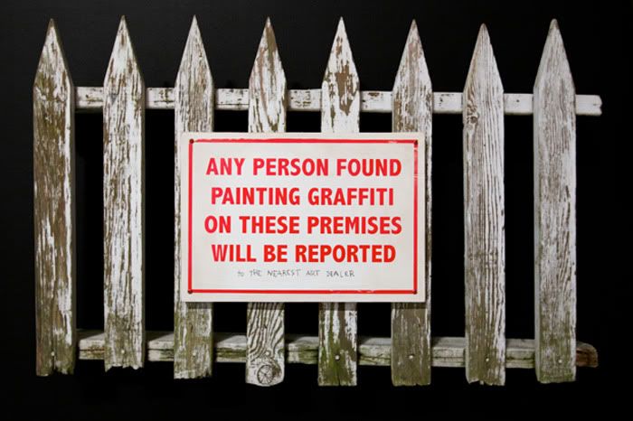 Banksy at MOCA “Art in the Streets” alt=