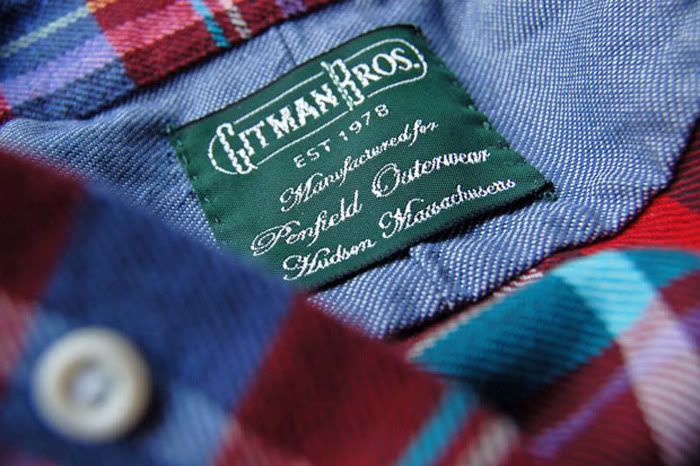 GITMAN BROS. FOR PENFIELD 2010 FALL/WINTER SHIRTS, High Order