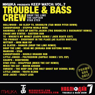 Mishka Keep Watch Vol.7 - Trouble & Bass on High Order! Mishka Keep Watch Vol.7 - Trouble & Bass on High Order!