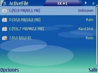 ActiveFile 1.17 File Explorer For Symbian S60 3rd Edition 1