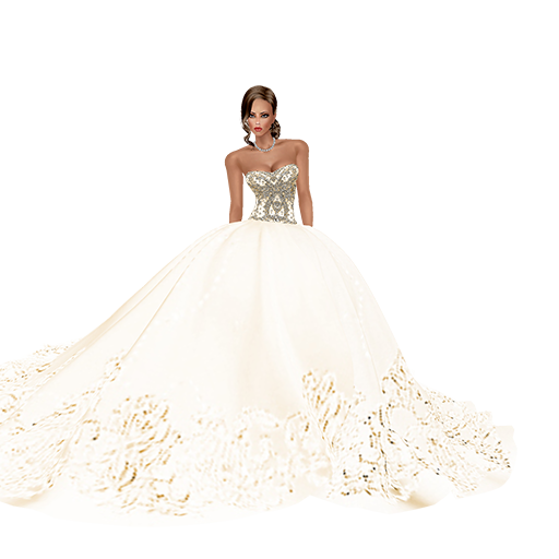  photo Wedding dress front gold.png