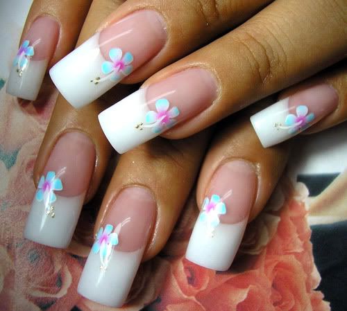 flower nail designs. “This simple design is enough
