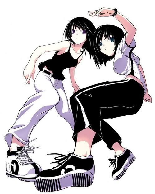 cute anime twin. Nicknames: Quiet Twin