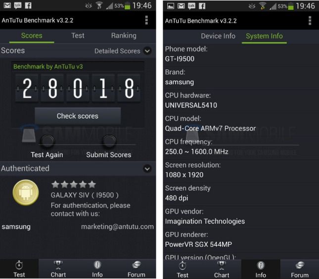 Petunjuk membedakan Samsung Galaxy S4 original dan clone