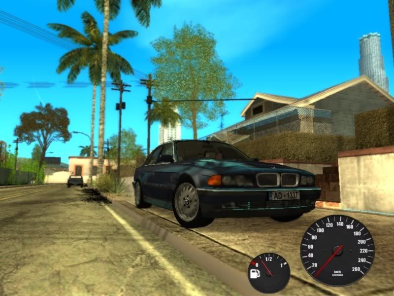 GTA San Andreas speedometer + Gasoline MOD Download