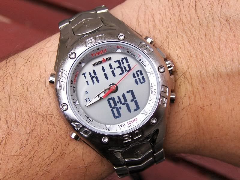 timex ironman dual tech triathlon t56371