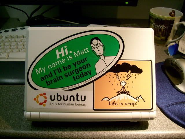 free ubuntu stickers