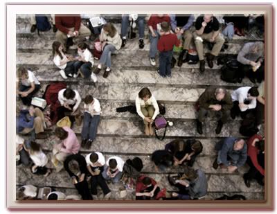 alone in a crowd