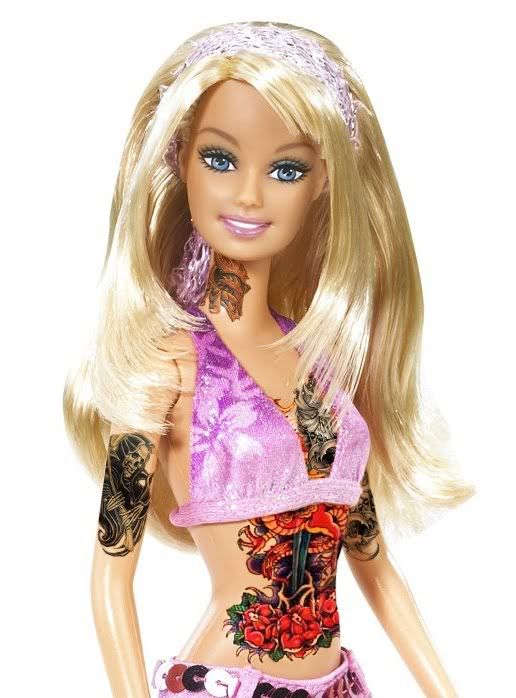 tattoos barbie