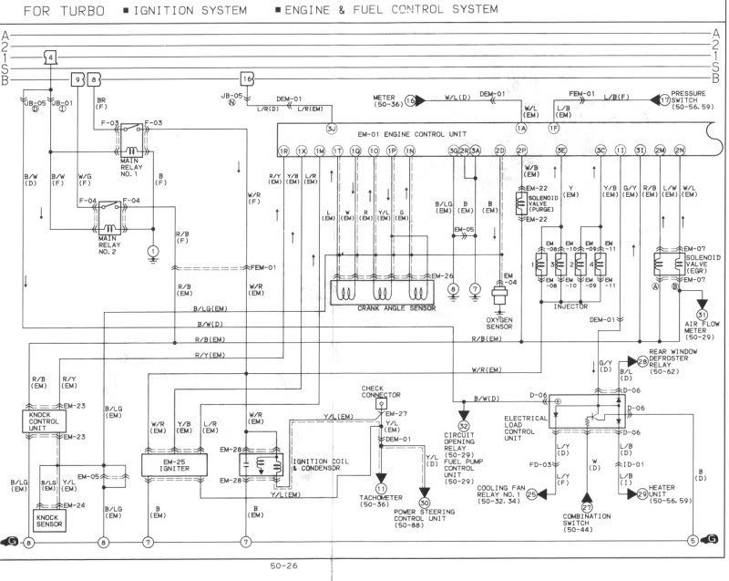 The Wiring Diagram For The 89 Mx6  626 - Page 2