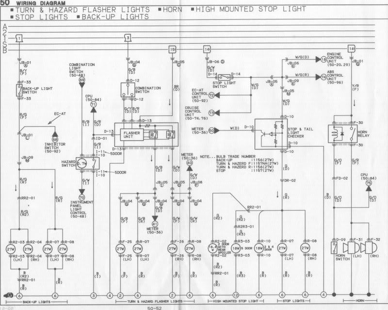 the wiring diagram for the 89 mx6/626 - Page 2 - Mazda MX-6 Forum
