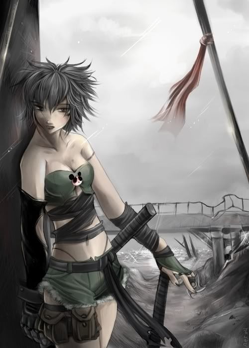 Sad_In_Gray.jpg anime warrior image by faerykerrigwenme