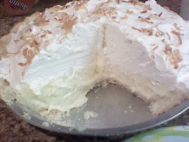 Old Fashion Coconut Cream Pie Pictures, Images and Photos