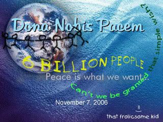 Dona Nobis Pacem, by me!