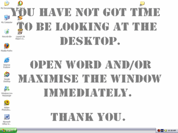 My Motivational NaNo-Desktop!