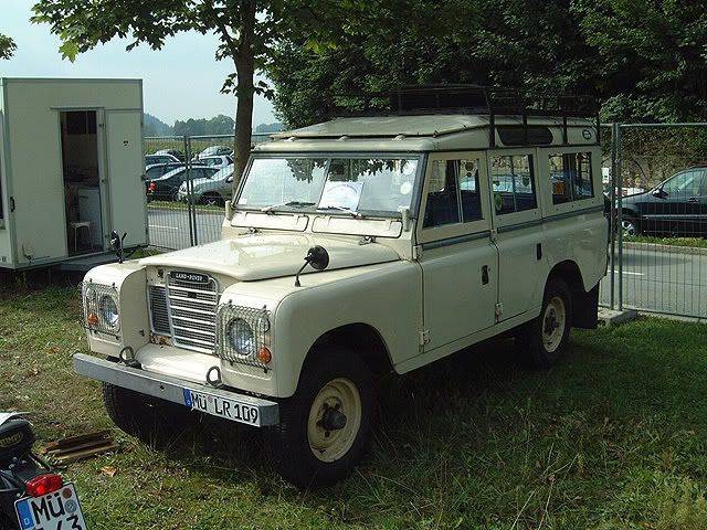 Land Rover Defender Series III Classic BMW Motorcycle