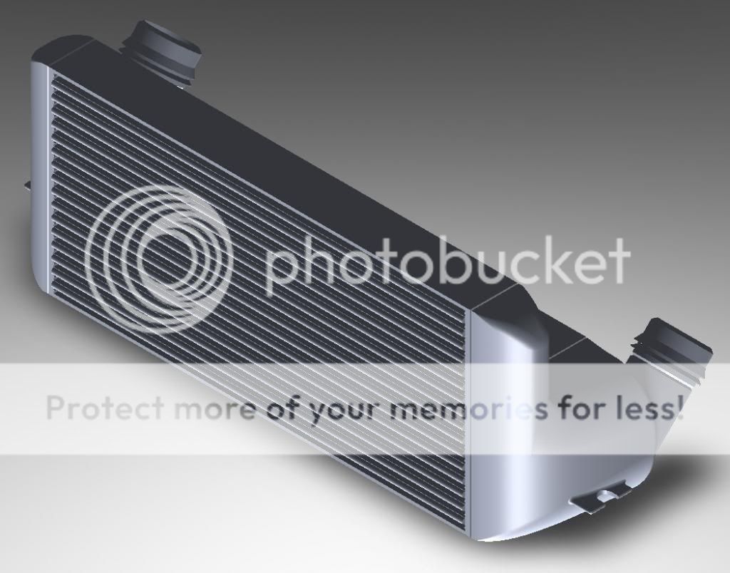 group buy ambient thermal management stepped core intercooler $