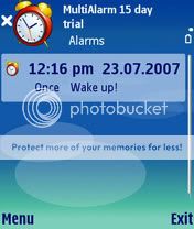 Multi Alarm For Symbian 3rd Edition 1