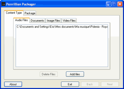 Penrillian Packager Beta for Symbian OS 1