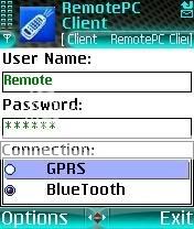 Pc Remote Over Bluetooth and GPRS Application For Java Mobile Phones 3
