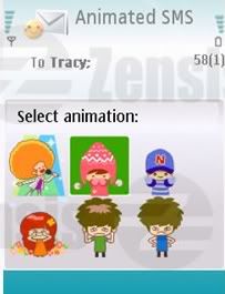 A-SMS v1.2 Animated SMS For Nokia 3rd 3