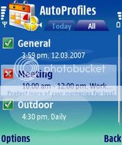 Auto Profiles 2.0 for Symbian 3rd 2