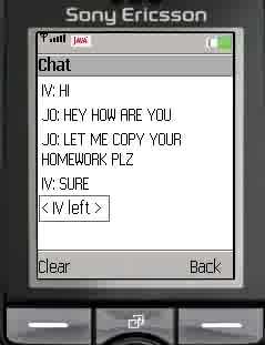 Blueeee! Bluetooth Instant Messenger v1.20 Java (Jar/JAD) 2