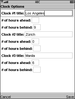 PhoneTime J2ME Application For Java Mobile Phones (Jar/JAD) 4