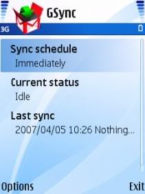 Psiloc GSync For Symbian 3rd 1