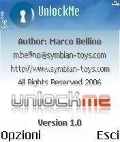 UnlockMe Symbian Freeware 1
