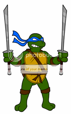 Kids Teenage Mutant Ninja Turtle Leonardo Costume Halloween Size 4 6