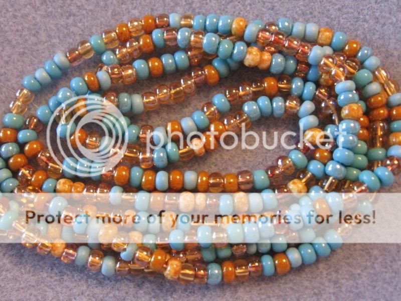 TOPAZ TURQUOISE MEGA MIX CZECH GLASS SEED BEADS LOOSE  