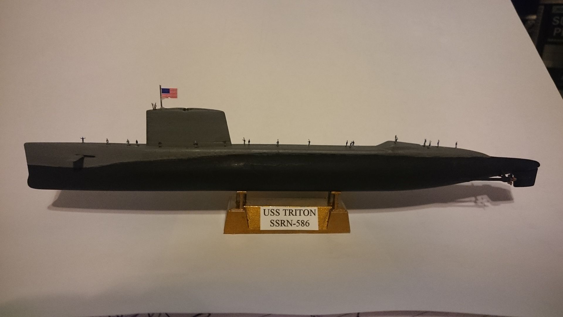 USS Triton SSRN-586 1/700 Submarine - Ready for Inspection - Maritime ...