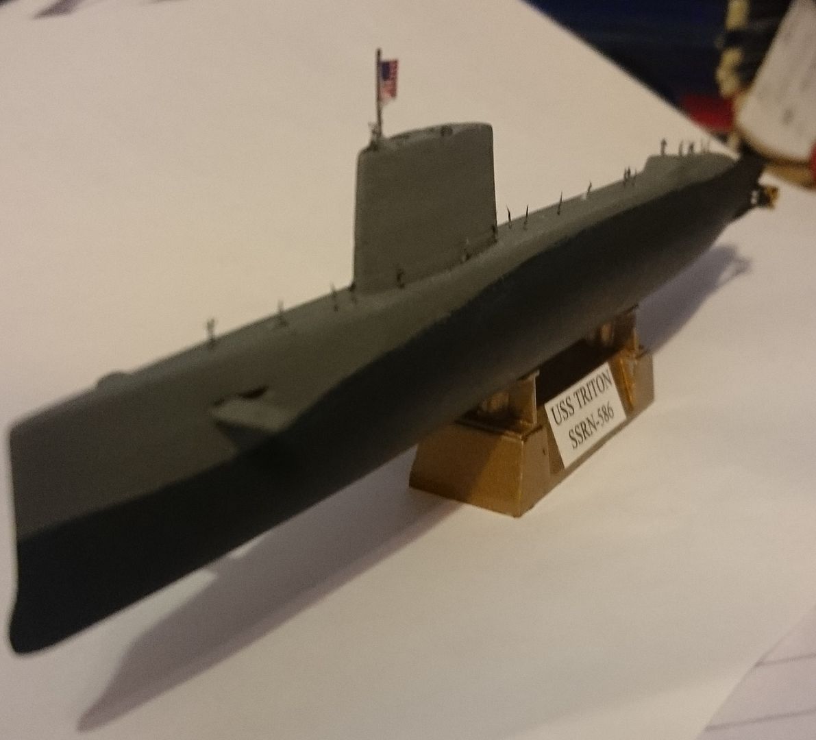 USS Triton SSRN-586 1/700 Submarine - Ready for Inspection - Maritime ...