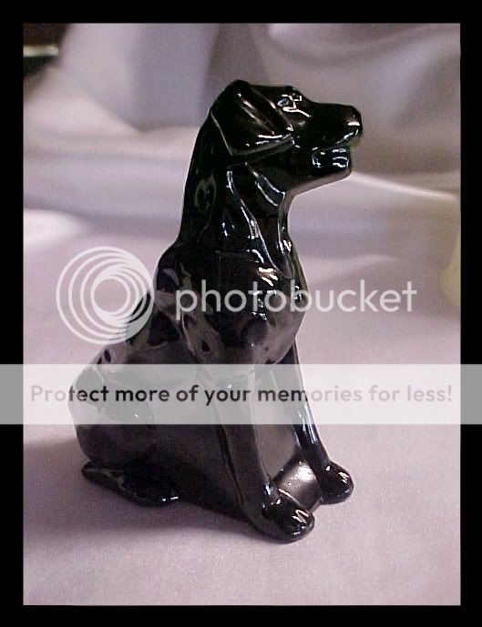 This is an absolutely new 2009 Mosser Glass Black Labrador Retriver 